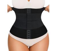 YERKOAD Waist Trainer for Women Plus Size Corset Shapewear Tummy Control Waist Cincher Postpartum Belly Band Wrap, Black, 1X Plus
