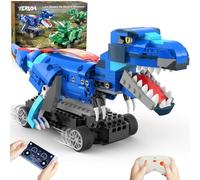 Yerloa Dinosaur Toy STEM Building Sets, 343Pcs App & Remote Control Building Kits for Kids 6 7 8 9 10 11 12 Years Old, Projects Building Blocks Toys Educational Creative Gift for Boys Girls 6-12+ Year