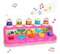 Yerloa Montessori Toys for 1 2 Year Old Girls Birthday Gifts for Toddlers Toys 1-2 Year Old Baby Toys 12-18 Months Educational Pop Up Toy Cause and Effect Toy for Babies 12 18 Month Old 1 Year