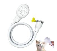 Yerozhui Single Tap Shower Attachment Hand Shower with 1.3M Rubber Hose, Shower Head and Hose Tap Shower Attachment for Bathroom, Hair Washing, Pet Bathing, Kitchen Sink Mixer Tap Universal Use