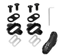 Yerozhui SPD Cleats for Cycling Shoes Compatible with Shimano SPD 2-Bolt Pedals SH51 12 Degree Float, CrMo Steel Anti Slip Cleat Plates with Screws and Washers for MTB Gravel Cyclocross Commuting