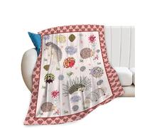 yerretin Cute Hedgehog Blanket Soft Cozy Flannel Fleece Throw Aniaml Stuff Decor Warm Lightweight Bedding Plush Gifts for Lover Girl Adults Kids Women Bed Travel 40''x 50''