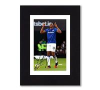 YERRY MINA Signed 8x6 Inch Mounted Photo Print Pre Printed Signature Everton - Autograph Gift, Ready To Be Framed