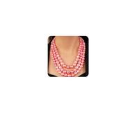 YERTTER Vintage 1920s Large Collar Choker Necklace & Earring Set - Simulated Pearl Statement & Multi Strand Chunky Pearls Costume Jewelry for Wedding or Special Occasion, Faux Pearl