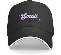 YERTYIJH Classic As Per My Last Email Sticker Baseball Cap Military Cap Man Ball Cap for Man Women Black