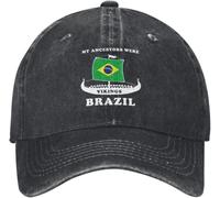 YERTYIJH Classic Baseball Cap Custom Unisex Cotton My Ancestors were Vikings Brazil Adult Brazilian Proud Adjustable Dad Women Men Sports