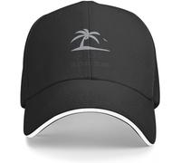 YERTYIJH Classic Baseball Cap St. John, US Island Anime Hat Snap Back Hat Birthday Trucker Cap Girl Men Black