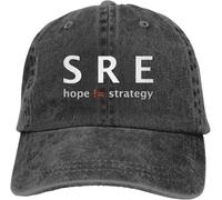 YERTYIJH Classic Baseball caps SRE Hope is Not A Strategy Baseball Cap Men Hats Women Visor Protection Snapback Software Developer Coder IT Geek Caps Gift