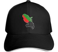 YERTYIJH Classic Map of Martinique Color red Green Black Baseball Cap Streetwear Funny Hats Custom caps Women Men's