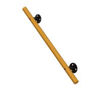 YERUNGT Wall-Mounted Hand Rail, Wooden Safety Stair Handrail, Non-Slip 1-3 Step Grab Bars for Garage, Porch, Garden, Corridor, Lofts, Patio, Kindergarten Guardrail(Dark brown,80cm/31.5in)