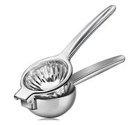 Yeruvce Lemon Squeezer, Stainless Steel Extra Manual Lemon Juicer Squeezer with Solid Metal