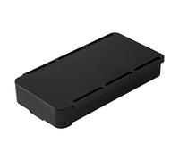 Yeruvce Under Desk Drawer Organizer Invisible Storage Box Self-Adhesive Stationary Container Desk Makeup Holder Black
