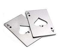Yerwal Bottle Opener, 2 Pcs Stainless Steel Credit Card Size Casino Bottle Opener for Your Wallet