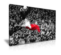 YES ART Eric Cantona Footballer Canvas Print (46cm X 31cm)