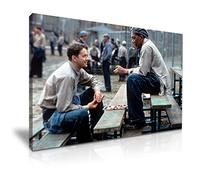 YES ART The Shawshank Redemption Movie Poster Canvas Print Decoration (31cm X 20cm)