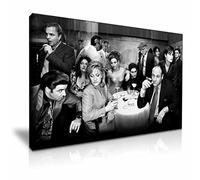 YES ART The Sopranos Stretched Canvas Print 76 cm x 50 cm