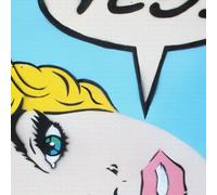 Yes Blue On An Urbox 59 X 76 X 4 Cm