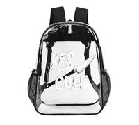 Yes Chef Clear Backpack Stadium Events Transparent Bag PVC