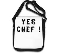 Yes Chef Funny Kitchen Cooking Meme Shoulder Bag White