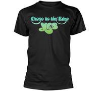Yes Close to The Edge Rick Wakeman Jon Anderson T Shirt Graphic Top Tee Camiseta Short-Sleeve Men T-Shirt Black XL