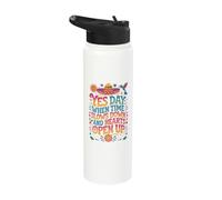 Yes Day: When Time Slows Down and Hearts Open Up Stainless Steel Insulated Water Bottle