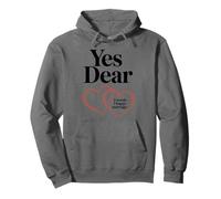 Yes Dear Two Words One Happy Marriage, Engagement Married Pullover Hoodie
