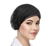 'Yes!Fresh 100 Pieces Disposable Non-Woven Clip Caps Mop Caps Hairnets Head Cover, 21'', with 6 Colors for You to Choose'