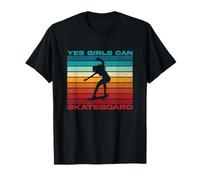 Yes Girls Can Skateboard T-Shirt