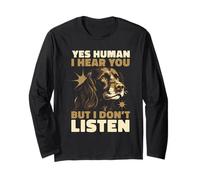 Yes Human I Hear You But I Don't Listen A Boykin Spaniel Dog Long Sleeve T-Shirt