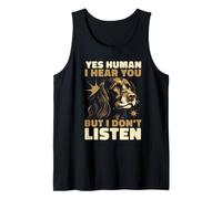 Yes Human I Hear You But I Don't Listen A Boykin Spaniel Dog Tank Top