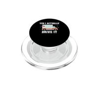 Yes I Actually Drive It Ambulance Driver Funny EMT PopSockets PopGrip for MagSafe