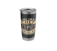 Yes I Am A Chef Stainless Steel Insulated Tumbler