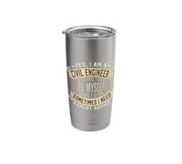 Yes I Am A Civil Engineer I Talk to Myself Stainless Steel Insulated Tumbler