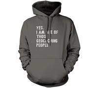 Yes I am one of Those Geocaching People Unisex Hoodie - Grey Medium