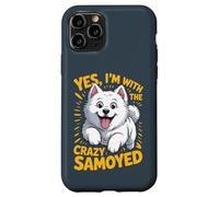 Yes, I am the crazy Samoyed Cartoon Pet Dog Breed Sammie Case for iPhone 11 Pro