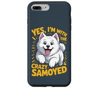 Yes, I am the crazy Samoyed Cartoon Pet Dog Breed Sammie Case for iPhone 7 Plus/8 Plus