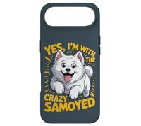 Yes, I am the crazy Samoyed Cartoon Pet Dog Breed Sammie Case for iPhone Air