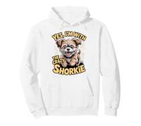 Yes, I am with the crazy Shorkie Cross Pet Mix Breed Dog Pullover Hoodie