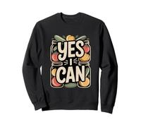 Yes I Can Canning Jar Homesteading Preservation Sweatshirt