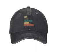 Yes I Can Hear You Clem Fandango Retro Vintage Baseball Cap Fishing Cap Derby hat Tea Hat Girl Men's