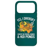 Yes I Diversify I Invest In Stocks, Bonds And Koi Ponds Case for iPhone 17 Pro Max