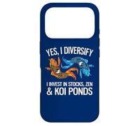 Yes, I Diversify In Stocks, Zen & Koi Ponds Funny Investor Case for iPhone 17 Pro