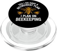 Yes I Do Have A Retirement Plan I Plan On Beekeeping PopSockets PopGrip for MagSafe