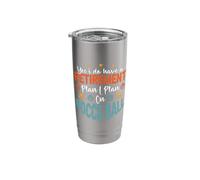 Yes I do Have a Retirement Plan I Plan on Bocce Ball Stainless Steel Insulated Tumbler