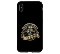 Yes I Do Have A Retirement Plan I Plan On Karaoke Case for iPhone XS Max