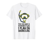 Yes I Do Have A Retirement Plan I Plan On Snorkeling T-Shirt