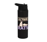 Yes I do Really Need All These Rats - Rat Costume Mouse Rat Stainless Steel Insulated Water Bottle