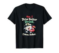 Yes, I Drive Better Drunk - Funny Golf Graphic T-Shirt