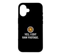 Yes I Edit Raw Footage Funny Film Editing For A Video Editor Case for iPhone 16