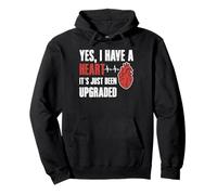 Yes I Have A Heart Its Just Been Upgraded Pullover Hoodie